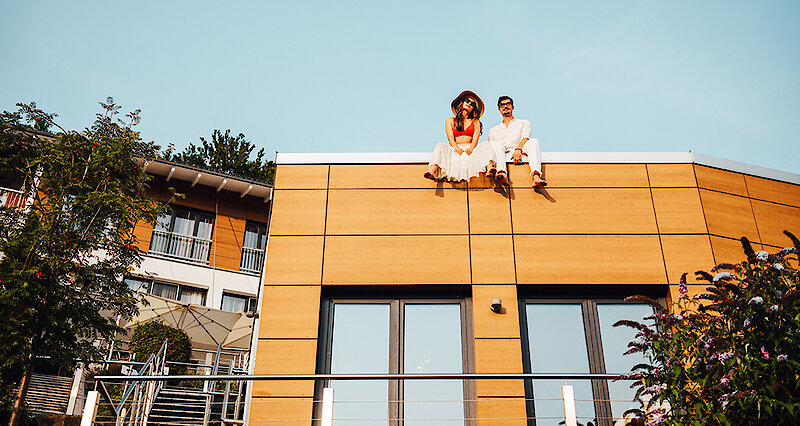 Ansicht vom Wald Thula Wellnesshotel in Bayern